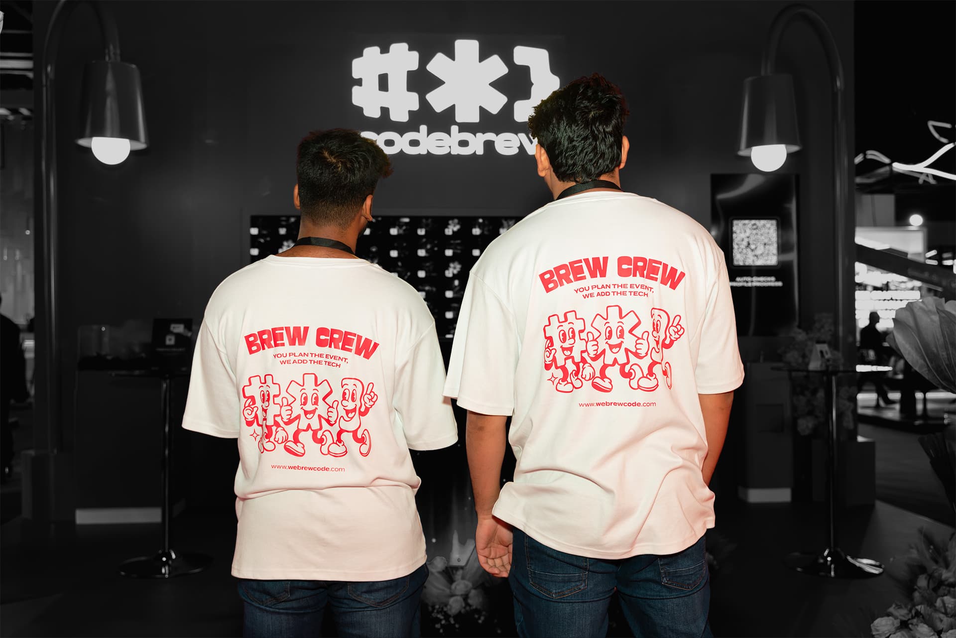 The Codebrew crew at an event